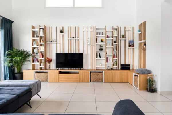 Bibliothèque et meuble TV