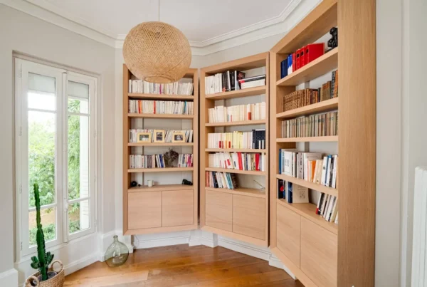 Bibliothèque appartement bourgeois
